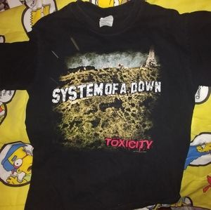 SYSTEM OF A DOWN MEDIUM SHIRT 2001CR